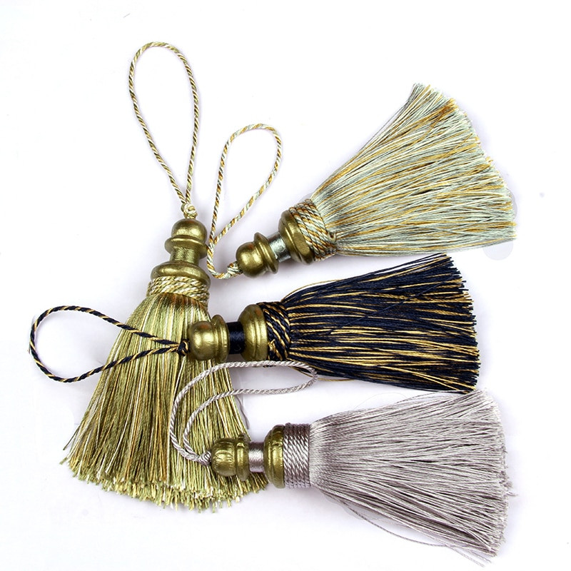 1 tk Rippnööriga siiditutid Narmasõmblustutid Trimmi Võtmetutid meisterdamiseks kaunistavad kardinatarvikud