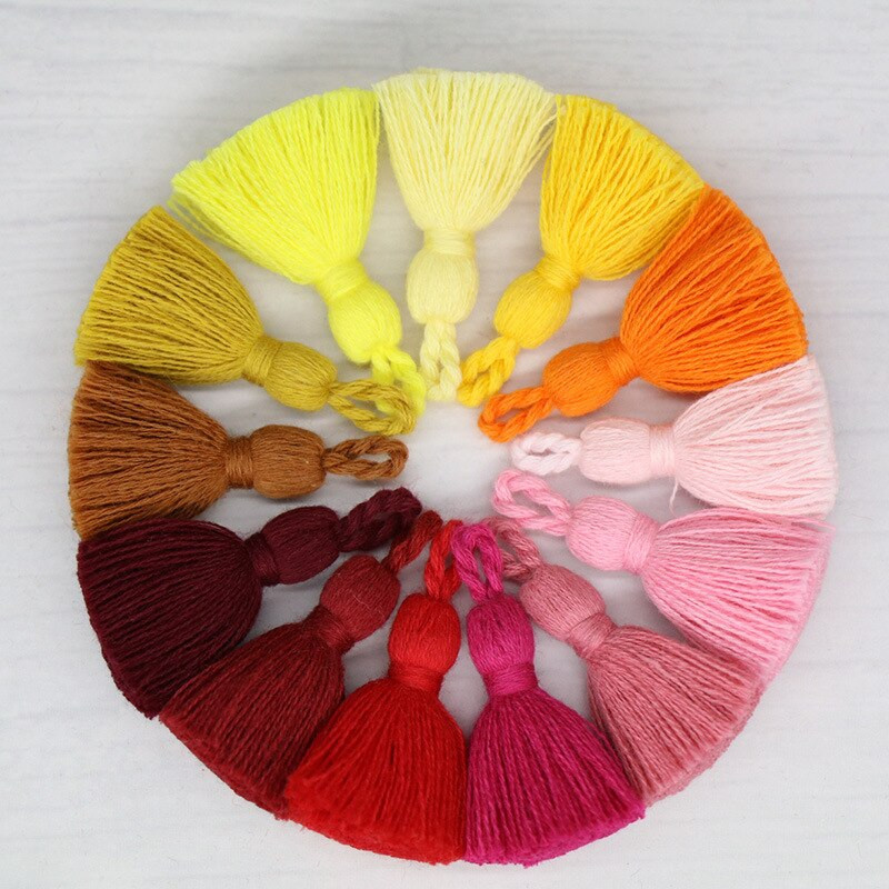 10 tk Mini käsitöö tutid 3 cm narmad tutid ripats kõrvarõngaste ehete valmistamiseks Võtmekardinate narmastega käsitöö tarvikud