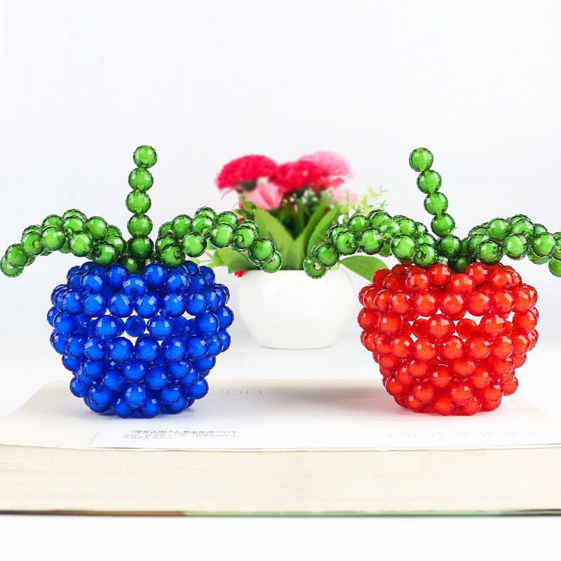 8/10/12mm Akrilas Laisvas tarpiklis arbūzų karoliukai „pasidaryk pats“ su karoliukais Durų užuolaidos Pintos Dekoracijos karoliai Apyrankės Vaikų žaislų gamyba