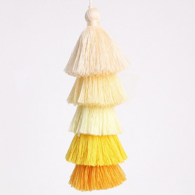 5 kihti 15 cm puuvillased tutid, polüester siidist tutid pulmadeks kodukaunistuseks DIY õmbluskardinad tarvikud