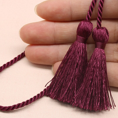 2-10 ks dlhé lano dvojité strapce strapce bytový textil záclony odev dekoratívne doplnky DIY ručné remeslá strapec na viazanie