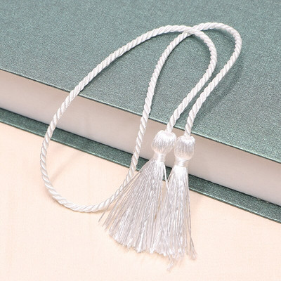 2-10 ks dlhé lano dvojité strapce strapce bytový textil záclony odev dekoratívne doplnky DIY ručné remeslá strapec na viazanie