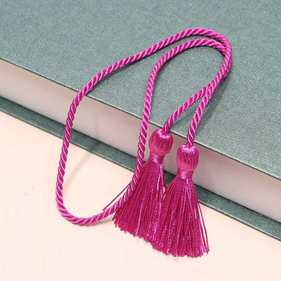 2-10 ks dlhé lano dvojité strapce strapce bytový textil záclony odev dekoratívne doplnky DIY ručné remeslá strapec na viazanie