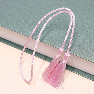 2-10 ks dlhé lano dvojité strapce strapce bytový textil záclony odev dekoratívne doplnky DIY ručné remeslá strapec na viazanie