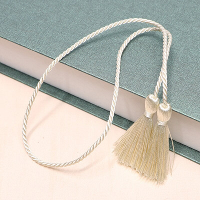 2-10 ks dlhé lano dvojité strapce strapce bytový textil záclony odev dekoratívne doplnky DIY ručné remeslá strapec na viazanie