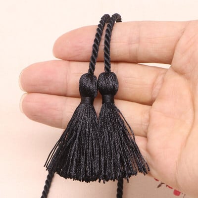 2-10 ks dlhé lano dvojité strapce strapce bytový textil záclony odev dekoratívne doplnky DIY ručné remeslá strapec na viazanie