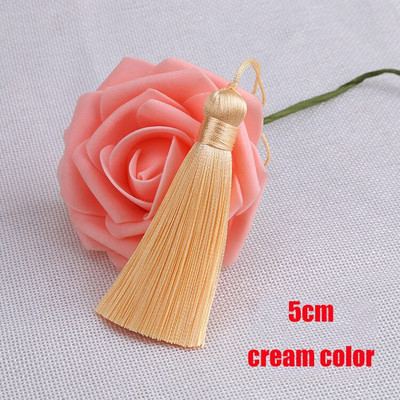 5cm polüester siidist tutt narmashari tutid kaunistus meisterdamiseks DIY ehted leiud Kodukaunistused Õmblemine Kardinad Aksessuaarid