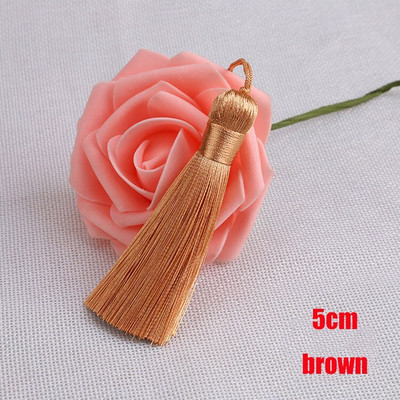 5cm polüester siidist tutt narmashari tutid kaunistus meisterdamiseks DIY ehted leiud Kodukaunistused Õmblemine Kardinad Aksessuaarid