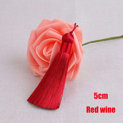 5cm polüester siidist tutt narmashari tutid kaunistus meisterdamiseks DIY ehted leiud Kodukaunistused Õmblemine Kardinad Aksessuaarid