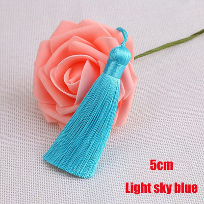 5cm polüester siidist tutt narmashari tutid kaunistus meisterdamiseks DIY ehted leiud Kodukaunistused Õmblemine Kardinad Aksessuaarid