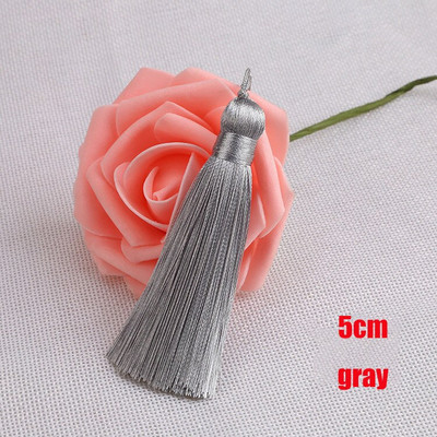 5cm polüester siidist tutt narmashari tutid kaunistus meisterdamiseks DIY ehted leiud Kodukaunistused Õmblemine Kardinad Aksessuaarid