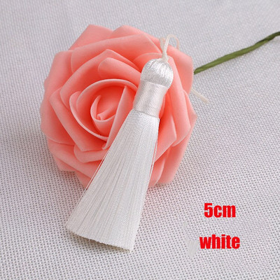 5cm polüester siidist tutt narmashari tutid kaunistus meisterdamiseks DIY ehted leiud Kodukaunistused Õmblemine Kardinad Aksessuaarid