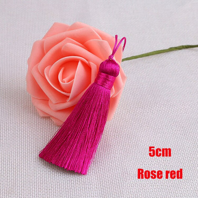 5cm polüester siidist tutt narmashari tutid kaunistus meisterdamiseks DIY ehted leiud Kodukaunistused Õmblemine Kardinad Aksessuaarid