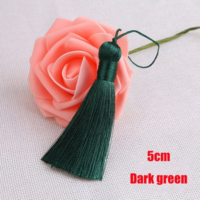 5cm polüester siidist tutt narmashari tutid kaunistus meisterdamiseks DIY ehted leiud Kodukaunistused Õmblemine Kardinad Aksessuaarid