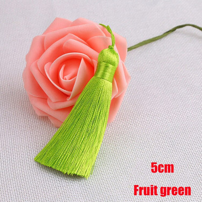 5cm polüester siidist tutt narmashari tutid kaunistus meisterdamiseks DIY ehted leiud Kodukaunistused Õmblemine Kardinad Aksessuaarid