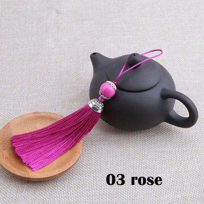 2 buc/lot ciucuri de mătase Perie cu franjuri Sling ciucuri Trim cu margele Pandantiv pentru coase draperii Accesorii pentru bijuterii DIY Decor de nuntă