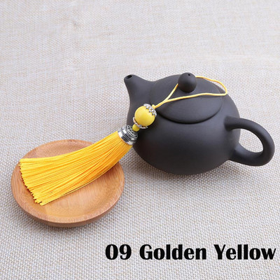 2 buc/lot ciucuri de mătase Perie cu franjuri Sling ciucuri Trim cu margele Pandantiv pentru coase draperii Accesorii pentru bijuterii DIY Decor de nuntă