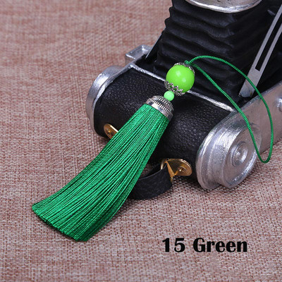 2 buc/lot ciucuri de mătase Perie cu franjuri Sling ciucuri Trim cu margele Pandantiv pentru coase draperii Accesorii pentru bijuterii DIY Decor de nuntă