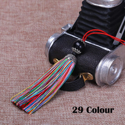 2 buc/lot ciucuri de mătase Perie cu franjuri Sling ciucuri Trim cu margele Pandantiv pentru coase draperii Accesorii pentru bijuterii DIY Decor de nuntă