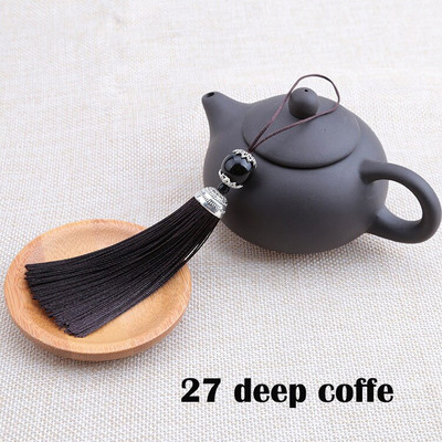 2 buc/lot ciucuri de mătase Perie cu franjuri Sling ciucuri Trim cu margele Pandantiv pentru coase draperii Accesorii pentru bijuterii DIY Decor de nuntă