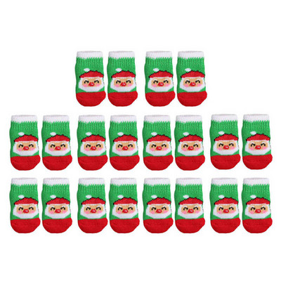 Vianočné ponožky pre psov Ponožky pre psov Pohodlné nosenie do interiéru