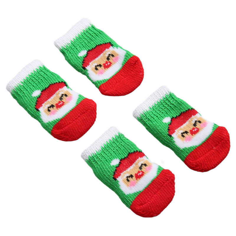 Vianočné ponožky pre psov Ponožky pre psov Pohodlné nosenie do interiéru