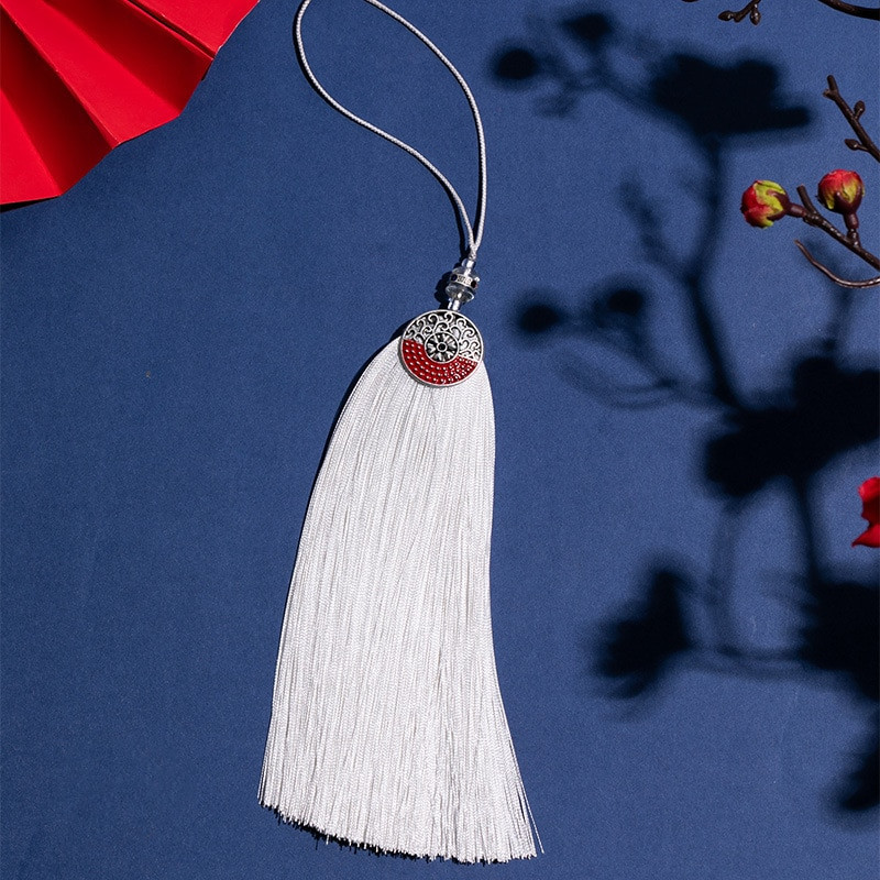 2/5 tk Retro Hiina stiilis tuti ripats DIY ehted Kardinad riidekott autodekoratiivmaterjalid käsitöötarbed klassikalises stiilis