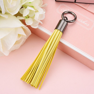 1 бр. Изкуствена кожена сплав Пружинна спирала Пискюл Ключодържател Направи си сам облекла Декоративни аксесоари Женска чанта за телефон Пискюли Ресни Висулки