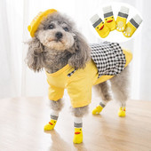 Ponožky pre domáce zvieratá, pletené teplé ponožky, vysoko kvalitné, protišmykové spodné ponožky pre šteniatka, obuv pre psov, plyšový pudel, pudel, bavlnené ponožky