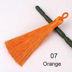 5 ks/sada 8 cm hodvábny strapec so závesným krúžkom, hodvábny strapec, ozdoba na kľúče, strapce na výrobu šperkov, bytové dekorácie