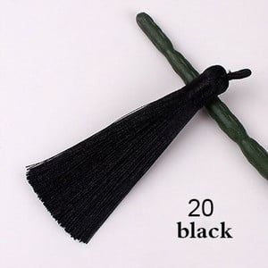 5 ks/sada 8 cm hodvábny strapec so závesným krúžkom, hodvábny strapec, ozdoba na kľúče, strapce na výrobu šperkov, bytové dekorácie