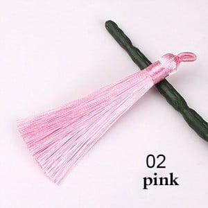 5 ks/sada 8 cm hodvábny strapec so závesným krúžkom, hodvábny strapec, ozdoba na kľúče, strapce na výrobu šperkov, bytové dekorácie