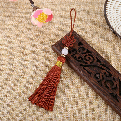 10 bucăți ciucuri cu mărgele de jad cu nod chinezesc, bricolaj, artizanat, bijuterii, pliculețe, îmbrăcăminte, lanț de chei pentru mașină, decorare, pandantive mici, ornamente netede cu franjuri