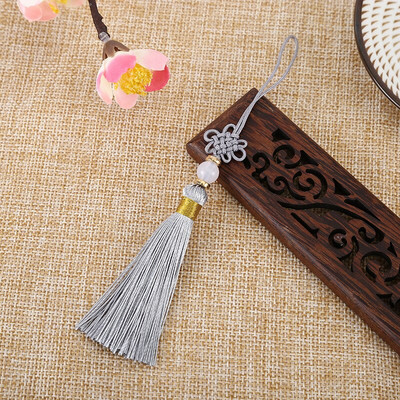 10 bucăți ciucuri cu mărgele de jad cu nod chinezesc, bricolaj, artizanat, bijuterii, pliculețe, îmbrăcăminte, lanț de chei pentru mașină, decorare, pandantive mici, ornamente netede cu franjuri