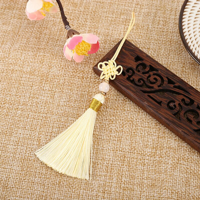 10 bucăți ciucuri cu mărgele de jad cu nod chinezesc, bricolaj, artizanat, bijuterii, pliculețe, îmbrăcăminte, lanț de chei pentru mașină, decorare, pandantive mici, ornamente netede cu franjuri