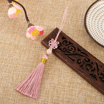 10 bucăți ciucuri cu mărgele de jad cu nod chinezesc, bricolaj, artizanat, bijuterii, pliculețe, îmbrăcăminte, lanț de chei pentru mașină, decorare, pandantive mici, ornamente netede cu franjuri