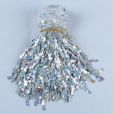 6 metri/lot paiete holografice cu franjuri Perdele decorative din dantelă ciucuri Accesorii pentru îmbrăcăminte DIY Patchwork