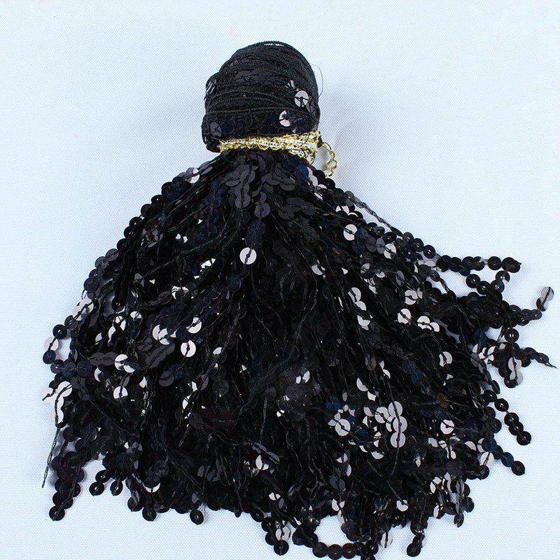 6 metri/lot paiete holografice cu franjuri Perdele decorative din dantelă ciucuri Accesorii pentru îmbrăcăminte DIY Patchwork