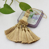 1 kom. Mala resa s resama Obrub za zavjese Viseći privjesak DIY Dodaci za sobu Ključ s resama Dodaci za vjenčani nakit