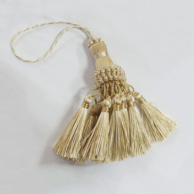 1 kom. Mala resa s resama Obrub za zavjese Viseći privjesak DIY Dodaci za sobu Ključ s resama Dodaci za vjenčani nakit