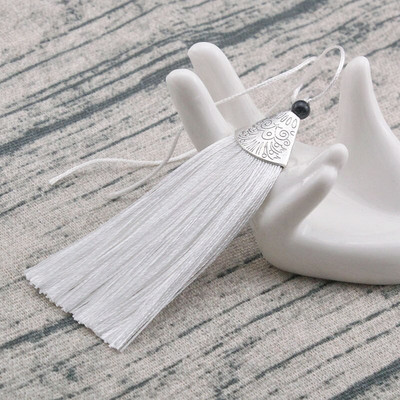 3 ks 80 mm hodvábny strapcový prívesok so strapcami, ozdobný štetec na záves, dekorácia na batožinu, náušnice, DIY remeselné potreby, šperky, doplnky