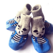 4 vnt. / rinkinys Naminių gyvūnėlių batai Šunų kojinės Neperšlampamos lietaus batai Neslystantys guminiai šuniukų kačių batai Minkštos dilimui atsparios vandeniui atsparios kojinės