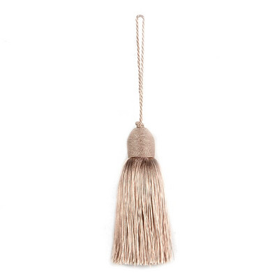 Φούντες από σχοινί κρεμαστά 1 τεμ. Ράψιμο Bang Silk Fringe Trim Key Tasel for DIY Curtain Accessories Home Decoration Bag Gift Gold Brush