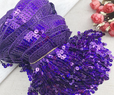 30cm laius glitter 7mm litrid Tutt Fringe Trimming Pitsikangas Ladina lava tantsu seelikud rõivad DIY Aksessuaarid FH23-2