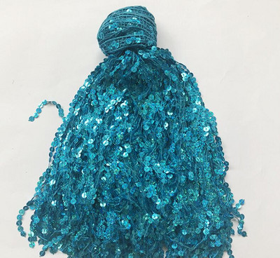 30cm laius glitter 7mm litrid Tutt Fringe Trimming Pitsikangas Ladina lava tantsu seelikud rõivad DIY Aksessuaarid FH23-2