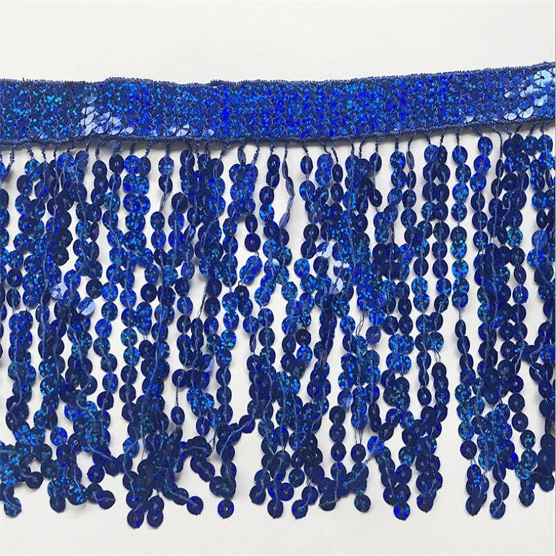 30cm laius glitter 7mm litrid Tutt Fringe Trimming Pitsikangas Ladina lava tantsu seelikud rõivad DIY Aksessuaarid FH23-2