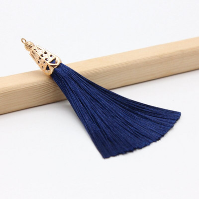 2Pcs Metalna kapica Resica Ledena svila Poliester Nakit Naušnice Odjevni dodaci Dekorativni materijal DIY Ručno izrađeni rukotvorini Ukrasi