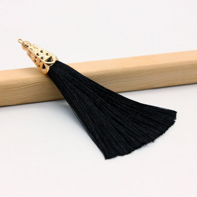 2Pcs Metalna kapica Resica Ledena svila Poliester Nakit Naušnice Odjevni dodaci Dekorativni materijal DIY Ručno izrađeni rukotvorini Ukrasi