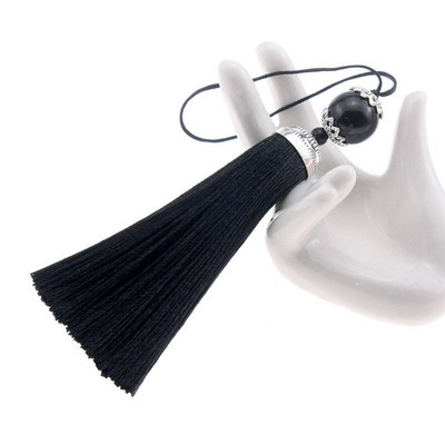 2 ks 98 mm hodvábne strapce, kefa na zavesenie, lano, korálky, strapce, strapce, prívesok na záclony, ozdobné šperky, DIY bytové dekorácie