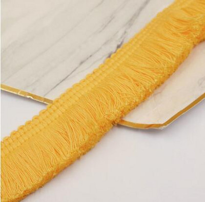 5 м дебела бежова лента от памучен конец, ресни, дантелена подстригване Направи си сам аксесоари за дрехи, дрехи, възглавница, декорация на завеси 4 см